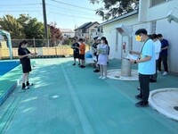水泳指導開始にあたって留意事項の確認をしました