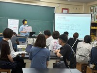 本日のゴール地点を研究主任の熱い思いと共に