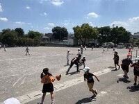 暑くても鬼ごっこが人気です
