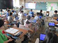 タブレットでゲーム大会?