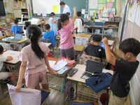 2年タブレットの持ち帰りの準備