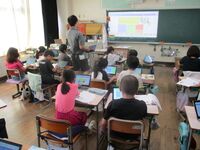 タブレットの共同編集で道徳の授業にチャレンジ(3年生)