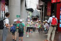 ポイントにいる先生と出会うとホッとします