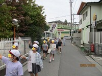 宇宙劇場に向かう道中もとても行儀良かったです