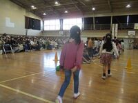 入場したらたくさんの人にまたドキドキ・・・(3年生)