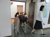 いざ、会場へ!(1年生)