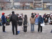 実行委員会による出発式