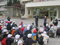 教頭先生に引率してもらいました