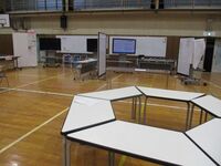 交流スペース 各校の学びの情報交流をします