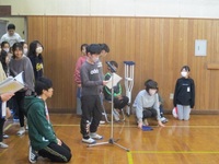 児童会長の挨拶です