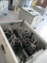 充電保管庫に収まった新タブレット