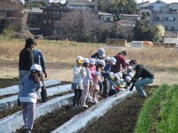 奥から順番に準備します