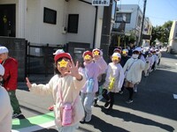 笑顔でハイタッチ!