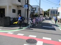 1年生の種イモ植え付けの帰りに遭遇