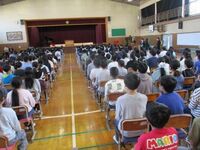 手前が5年生です