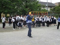 大宮東中到着!　合同訓練です