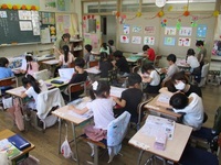 ひらがなの学習です(1年生)