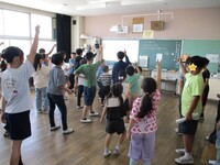 ジャンケンゲーム?で楽しい雰囲気を