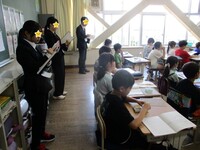 「示範授業」実習生のために授業を公開します