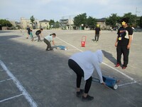 6月1日の作業の様子　この日は暑かった・・・