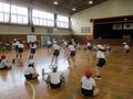 伝統種目?反復横跳びです