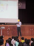 犯罪に巻き込まれないための大切なお話をしてくれました