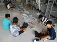 図工　作品鑑賞の感想を打ち込み共有します