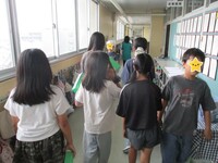 各教室に向けて出発!