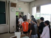 今回は6年生の避難訓練です