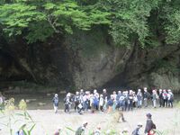 川の壁面の雄大さにびっくり!