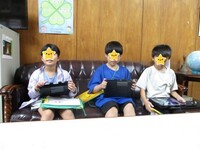 質問事項はiPadに中に