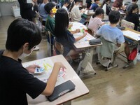 「ハロまるお仕事カード」は全員に配られました