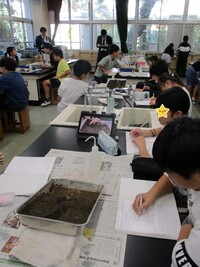 理科 地層「テーマ:ふりかえりの視点」5年生