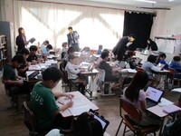 算数 かけ算のひっ算にて 3年生